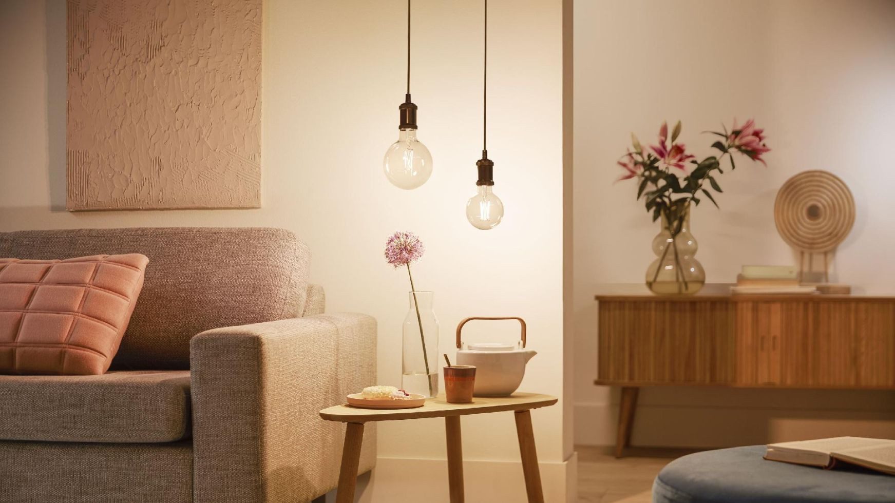 Philips LED-Leuchtmittel Philips Smart LED Leuchtmittel Tunable White Clear, Dimmbar