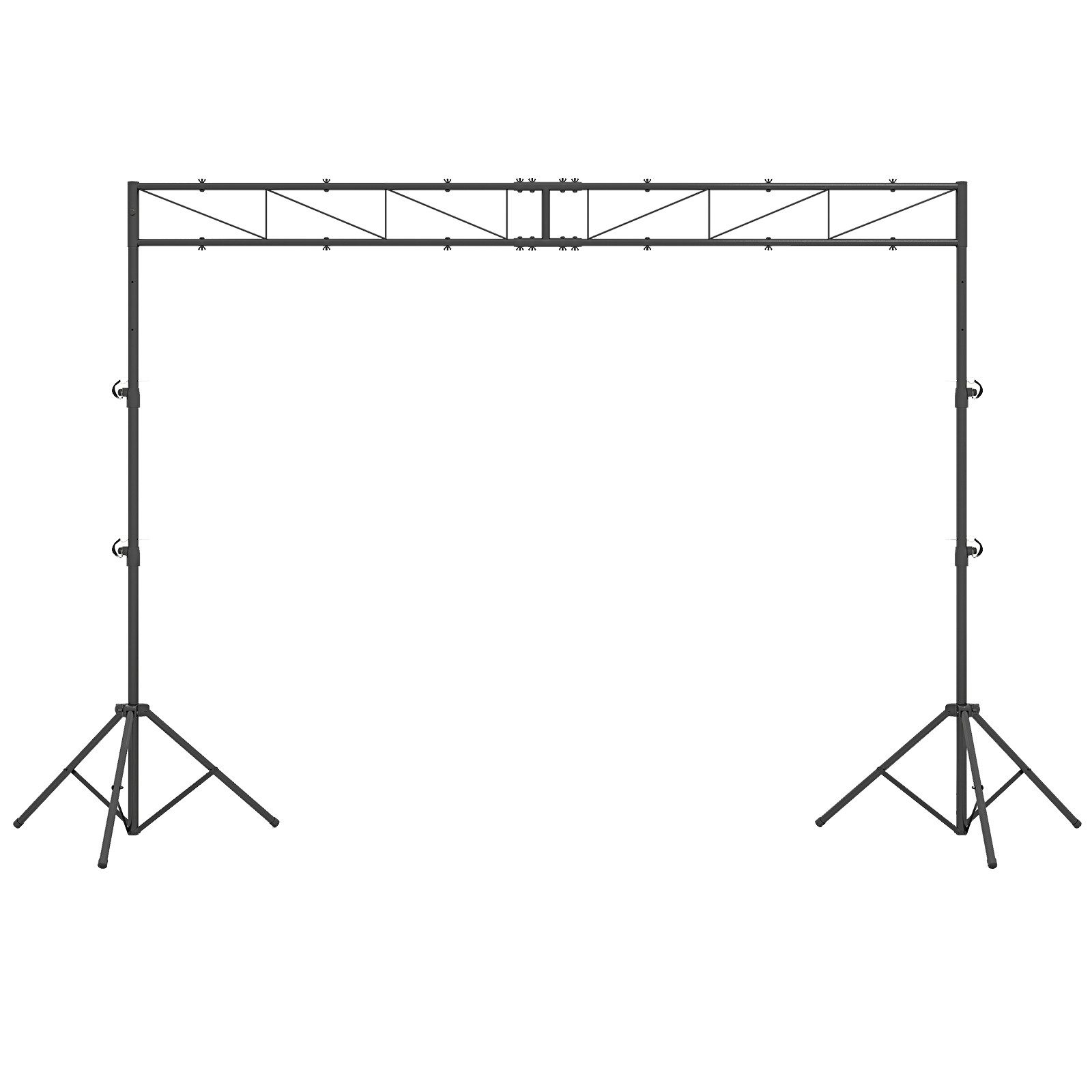 COSTWAY Lampenstativ (360 cm DJ Lampenstativ, 140-265cm höhenverstellbar)