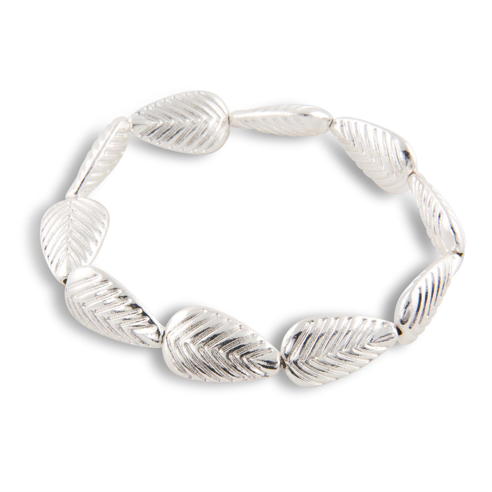 PEARLS FOR GIRLS Armband »PEARLS FOR GIRLS Mode-Schmuck elegantes Damen  Blätter-Armband Arm-Schmuck Silber« online kaufen | OTTO