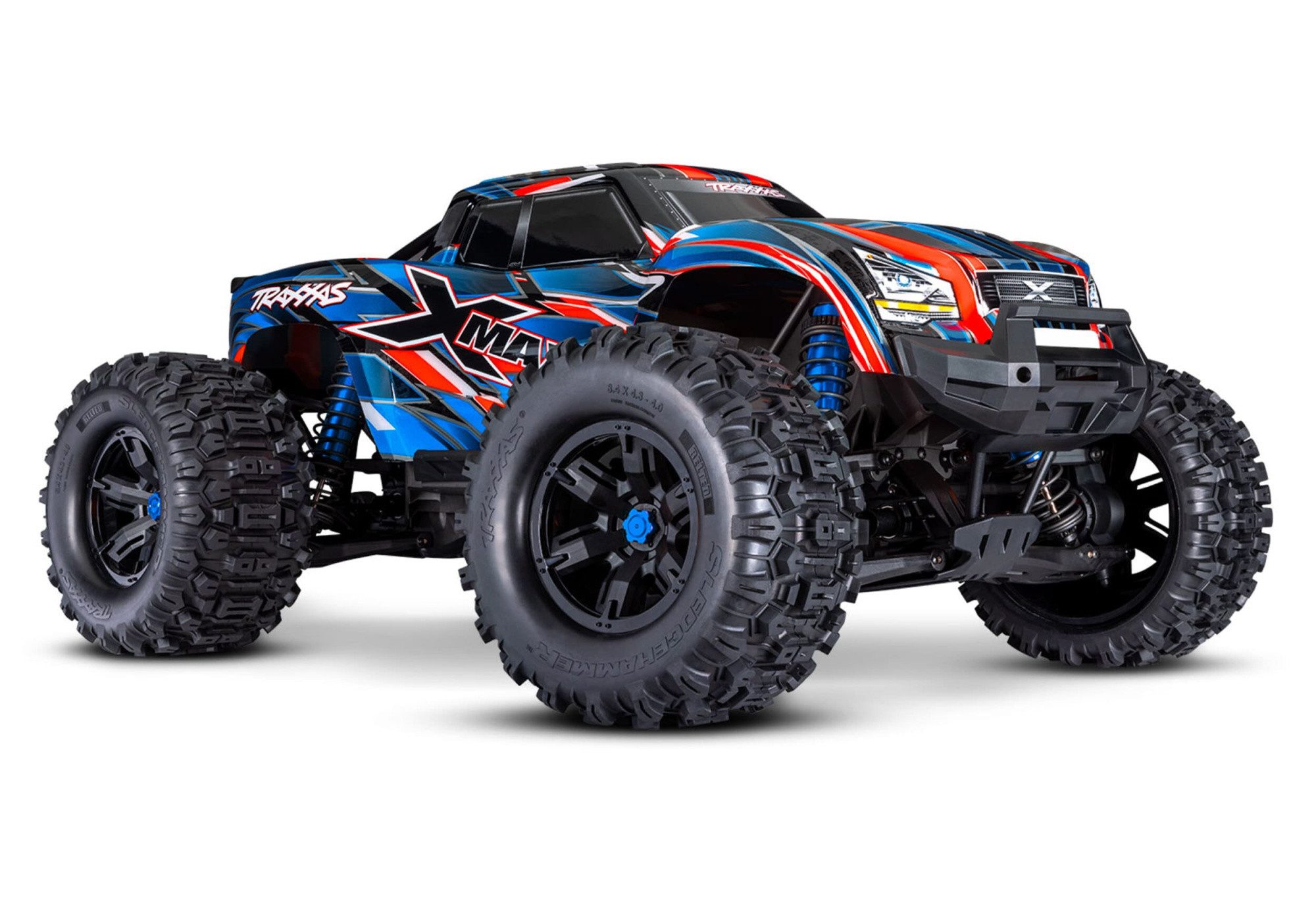 Traxxas RC-Buggy Traxxas RC X-Maxx 4x4 Monstertruck Belted 1:7 RTR Blau