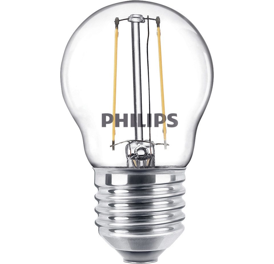Philips LED-Leuchtmittel Philips LED-Leuchtmittel Filament Tropfenform P45, Nicht dimmbar