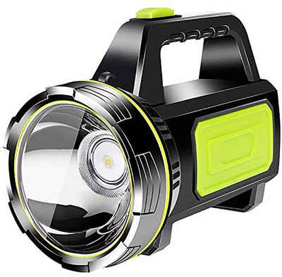BEARSU LED Taschenlampe LED wiederaufladbare Arbeitsscheinwerfer Taschenlampe, 4000mAh, Taschenlampe Kerze Sicherheit Scheinwerfer Lampe Camping