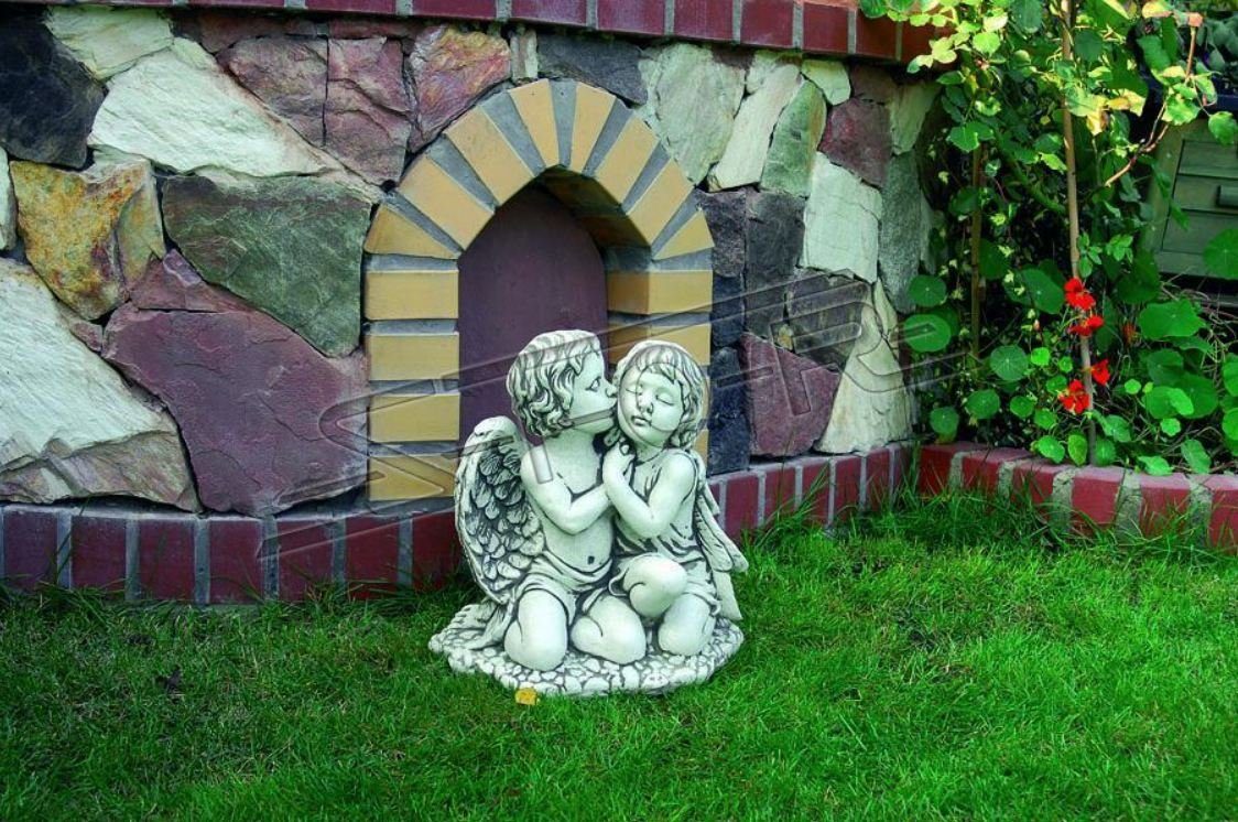 JVmoebel Skulptur Engel Figuren Design Skulpturen Garten Kinder Statuen Skulptur Statue