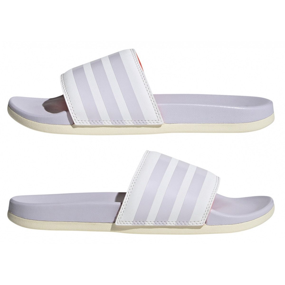 adidas Performance Adilette Comfort (Textilfutter, Cloudfoam Fußbett) violett Damen Badeschuh