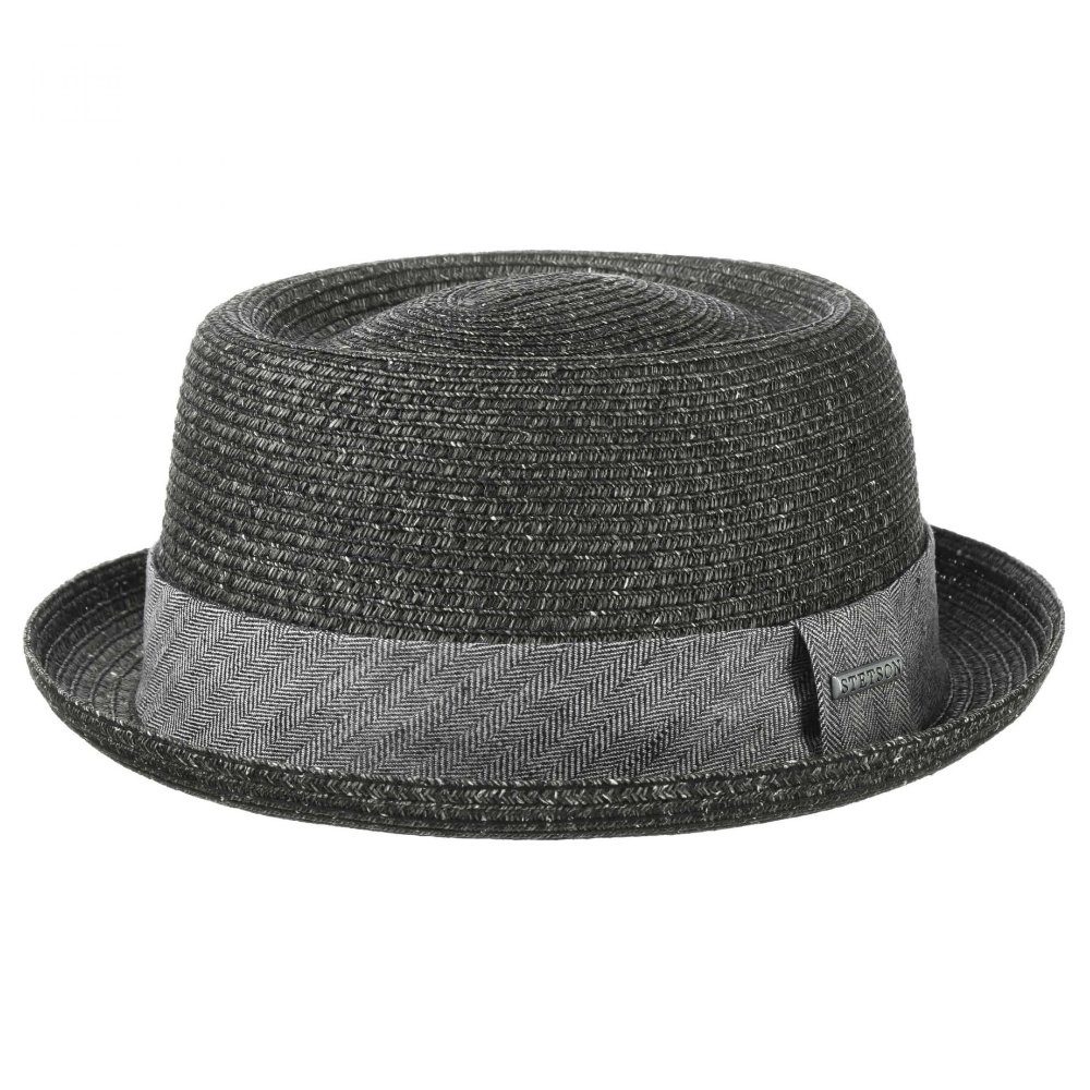 Stetson Strohhut Stetson Robstown Toyo Pork Pie Unisex (nein) 13 sz/grau