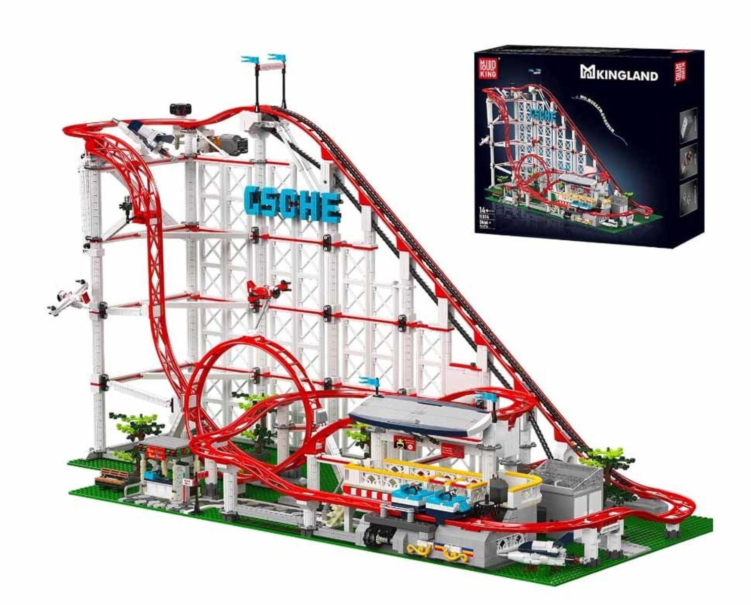 Mould King 11014 Roller Coaster Spielbausteine