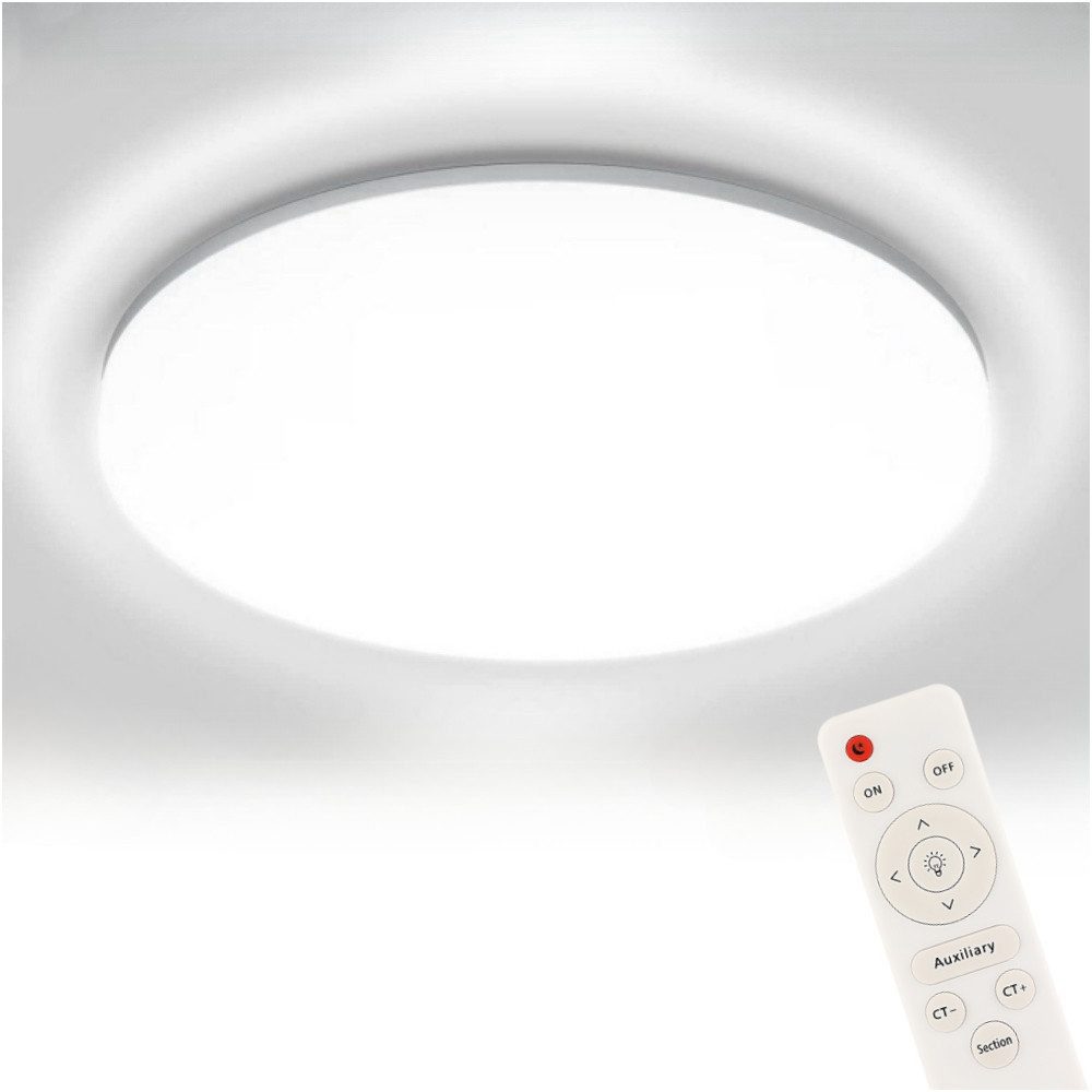 LETGOSPT Deckenleuchte Ultra Dünn Deckenlampe, Dimmbar, günstig online kaufen
