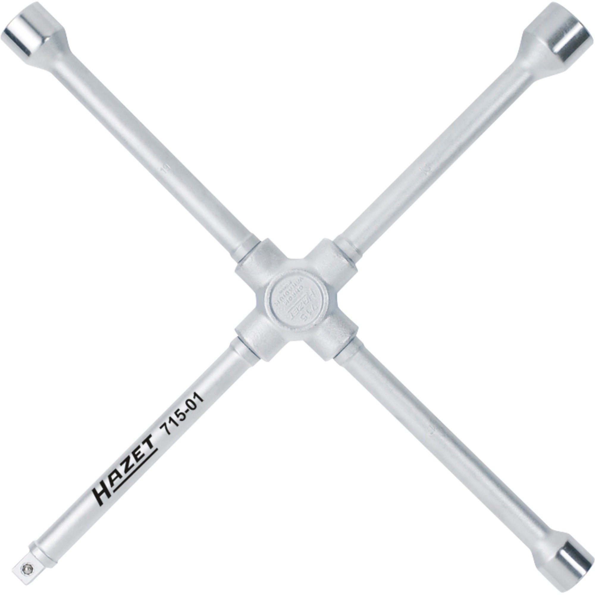 HAZET Multitool Hazet Крест ключ für PKW 715-01, 1/2", (bis 500Nm geprüft)