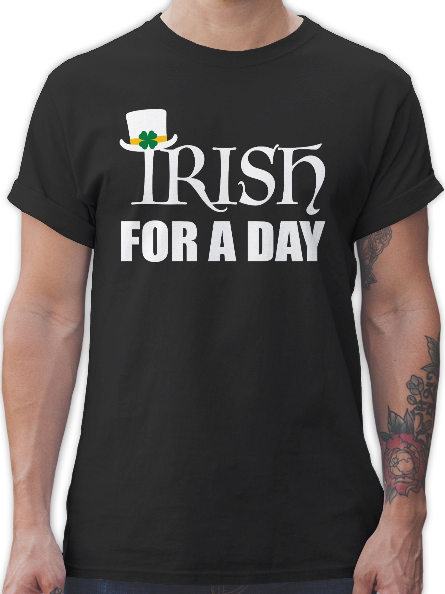 Shirtracer T-Shirt Irish for a day St. Patricks Day