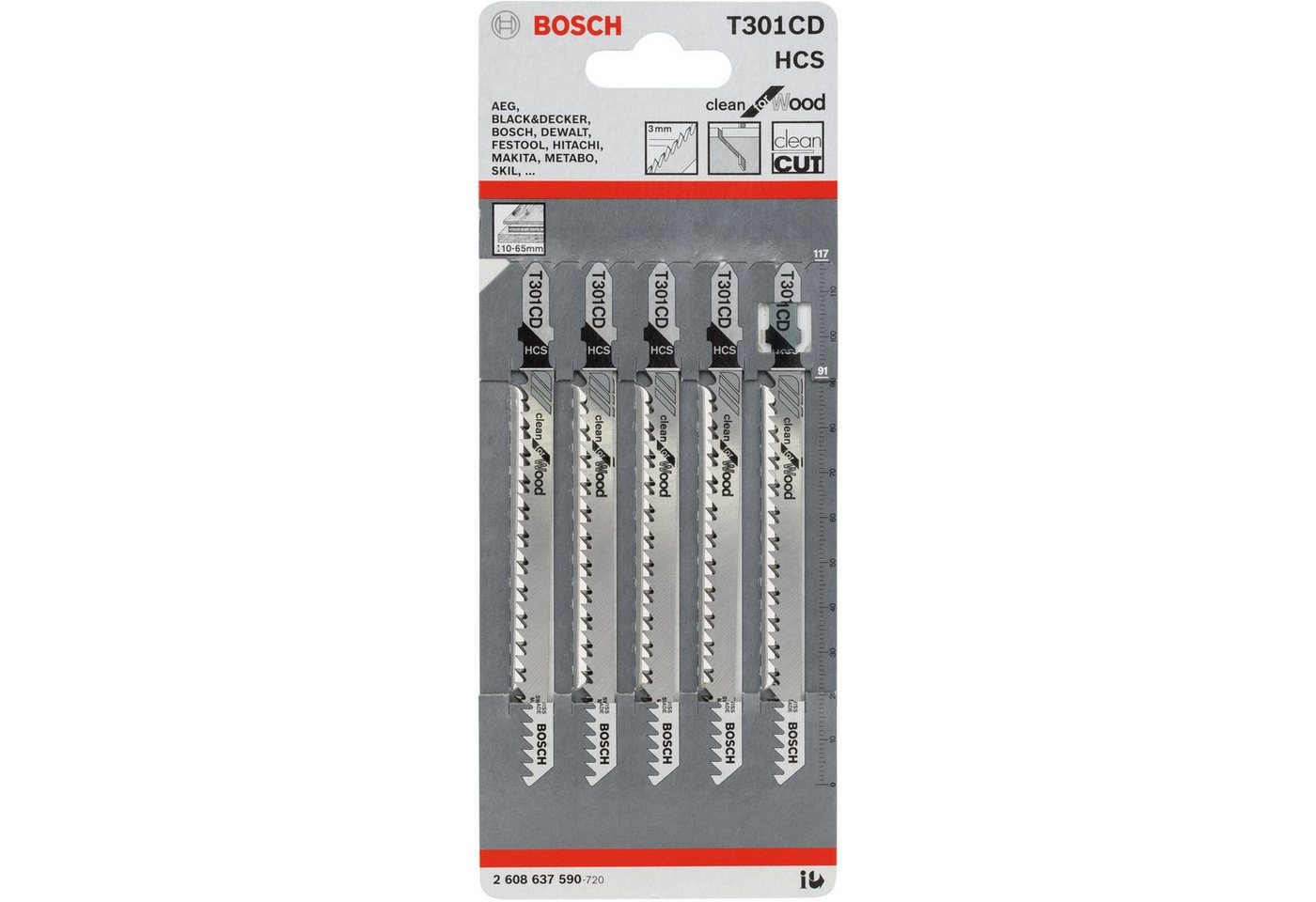 Thumbnail - Bosch Professional Sägeblatt Bosch Professional Stichsägeblatt T 301 CD Clean
