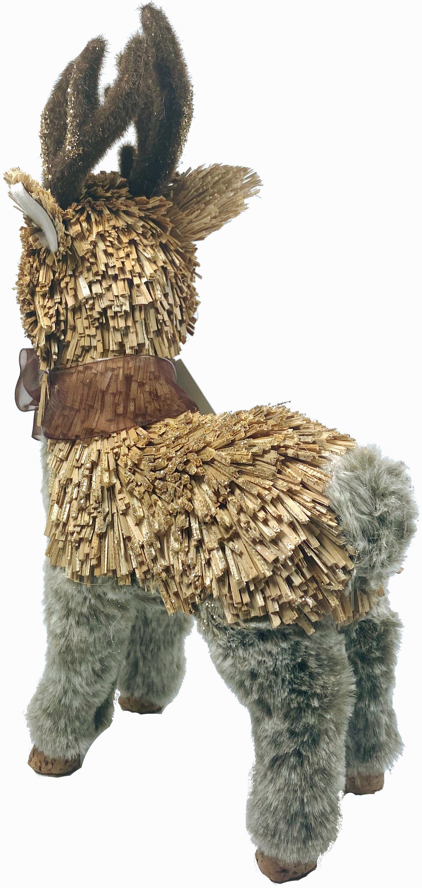 Tierfigur »Reh« (1 Stück), mit Beinen und Geweih aus Kunstpelz-kaufen