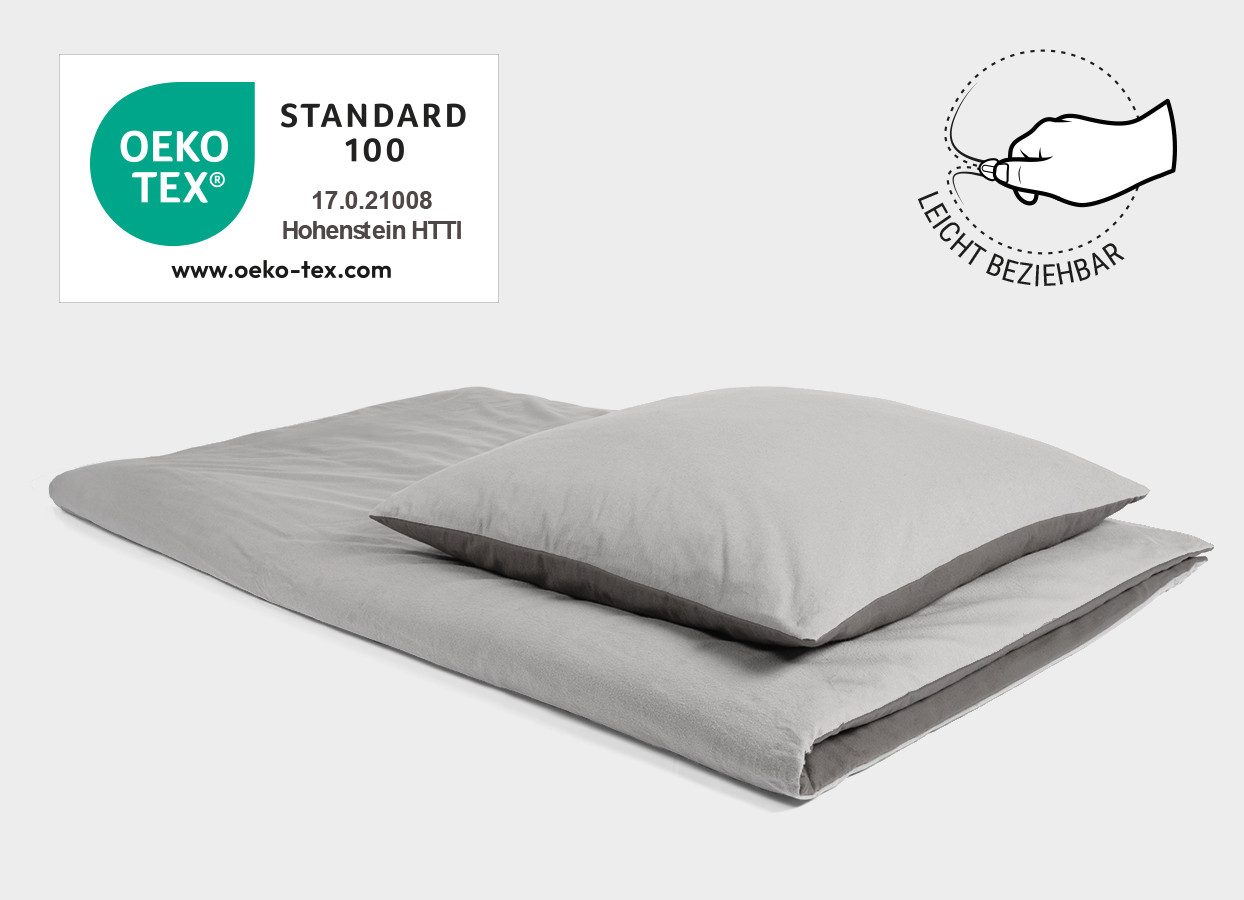 bett1.de Bettwäsche BODYGUARD® Flanell-Bettwäsche, weich, kuschelig, robust, 100% Baumwolle, OEKO-TEX Standard 100