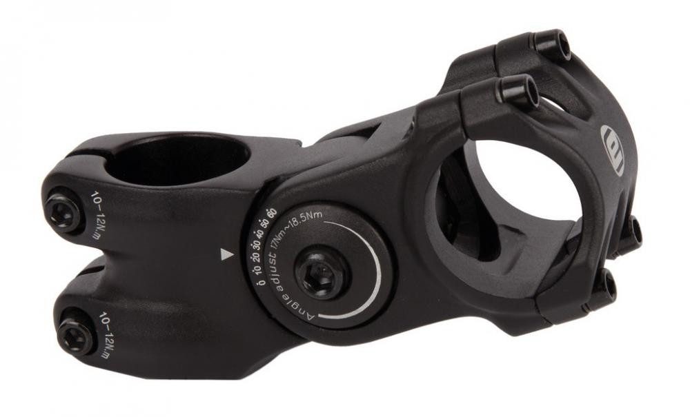Ergotec Fahrradlenker Ergotec Octopus 2 Ahead-Vorbau 75 mm, Ø 31,8 mm, Alu 6061 T6, winkelve