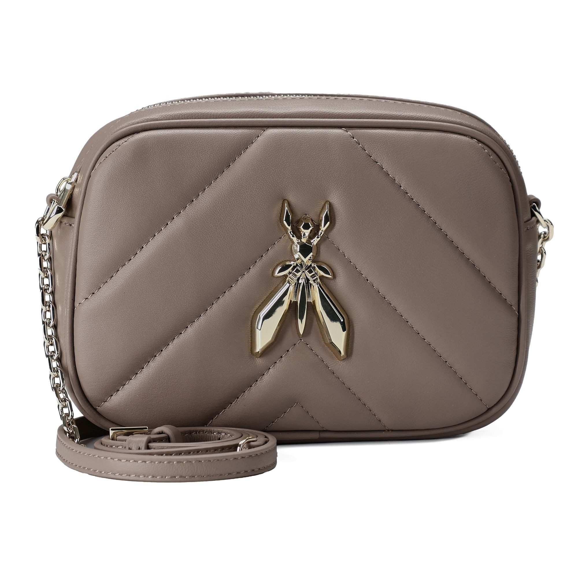 Patrizia Pepe Umhängetasche Fly Padded, Leder