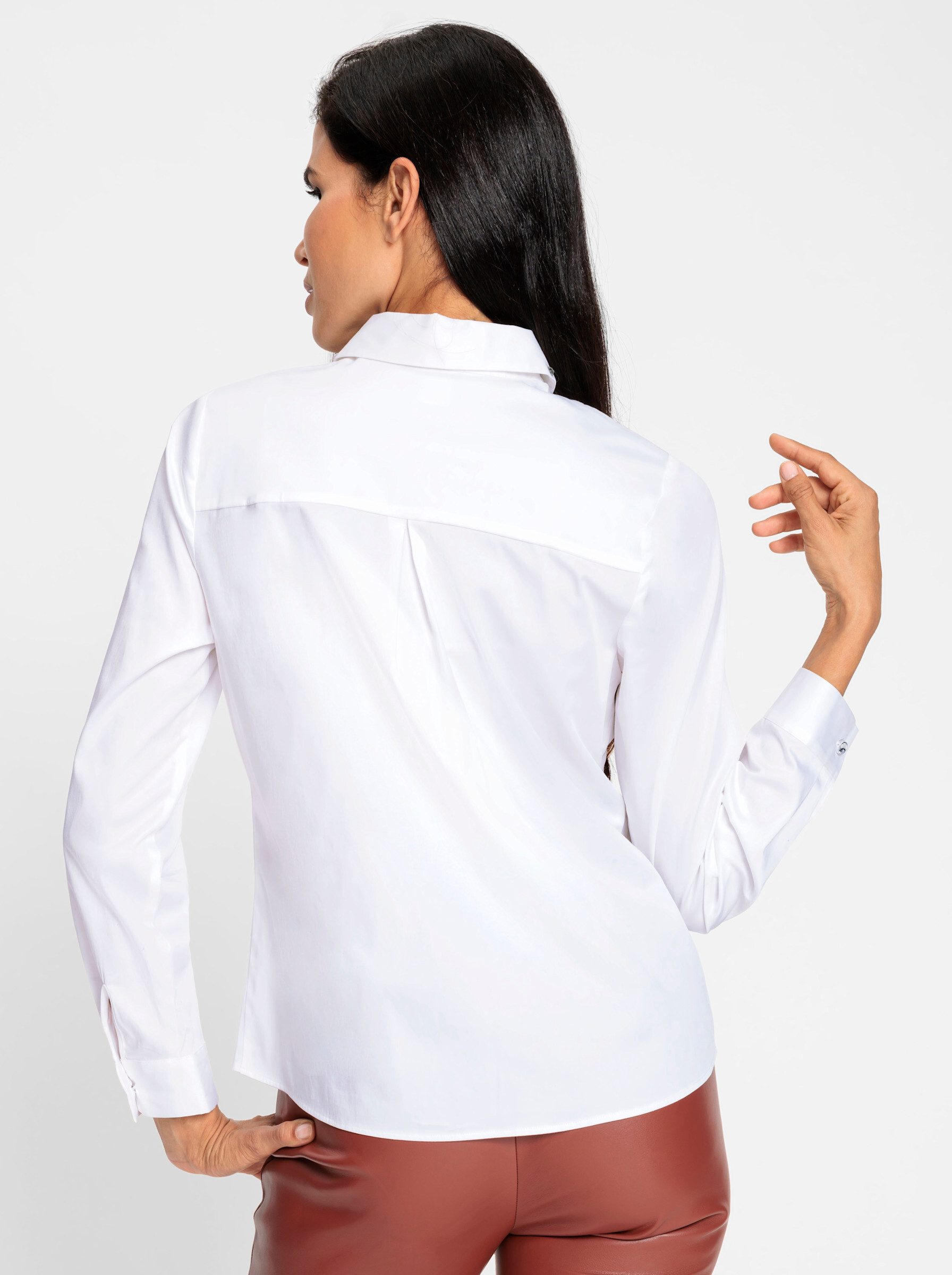 heine Klassische Bluse Bluse Langarm