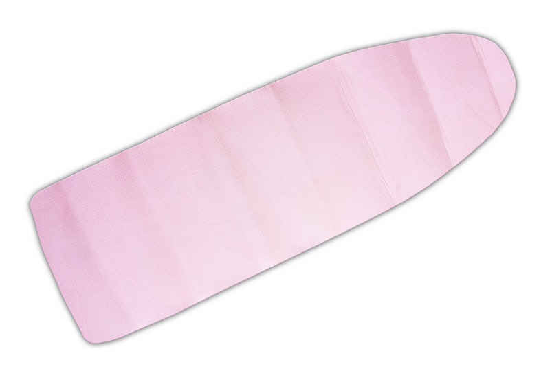 Reinex Bügelbrettbezug BÜGELBRETTBEZUG 126x43cm Dampfdurchlässig 18 (Rosa), Bügeltischbezug Bügelbrett Bezug