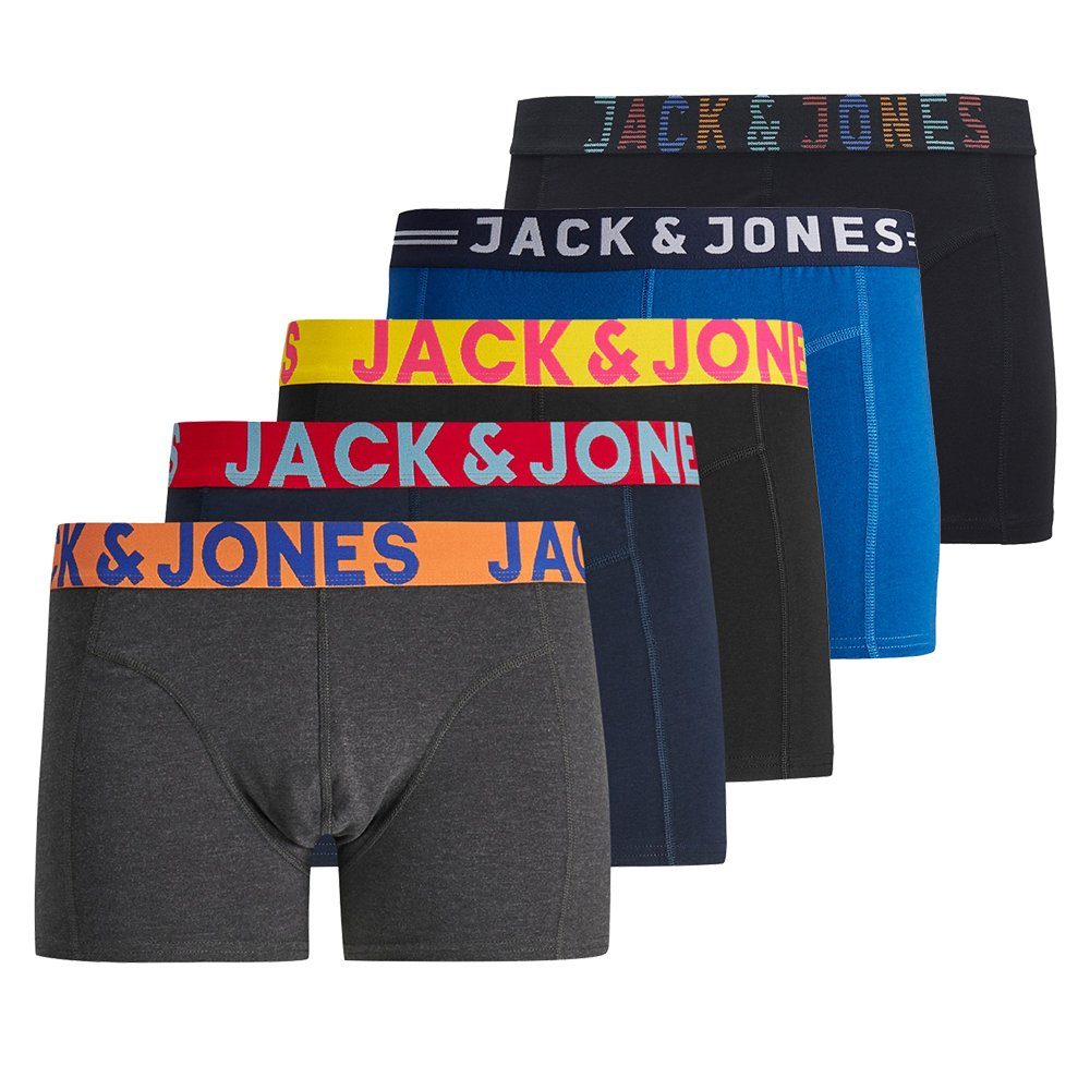 Jack & Jones Boxershorts JACK & JONES Herren 5er Pack Boxershorts S M L XL XXL 5er Pack #MIX5 | Boxershorts