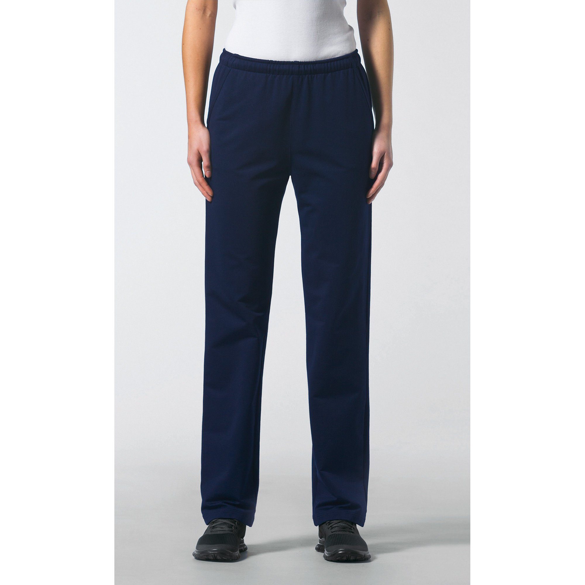 Jogginghose "PISAW", Damen-Freizeithose marine SCHNEIDER Uni Sportswear lang