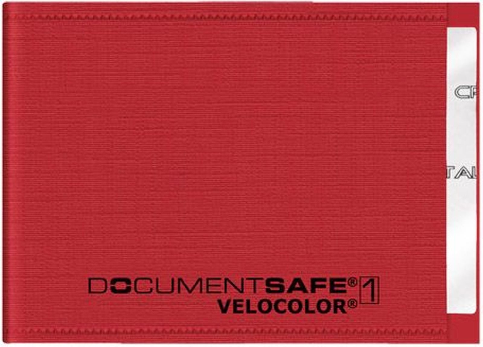 VELOFLEX Schreibgeräteetui Kartenschutzhülle Document Safe RFID mit Abschirmfolie 90x63mm rot