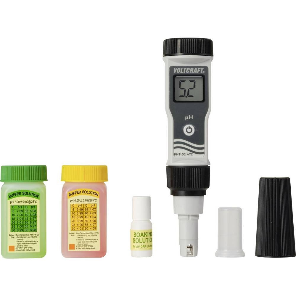 VOLTCRAFT Wasserzähler pH-Messstick PHT-02 ATC
