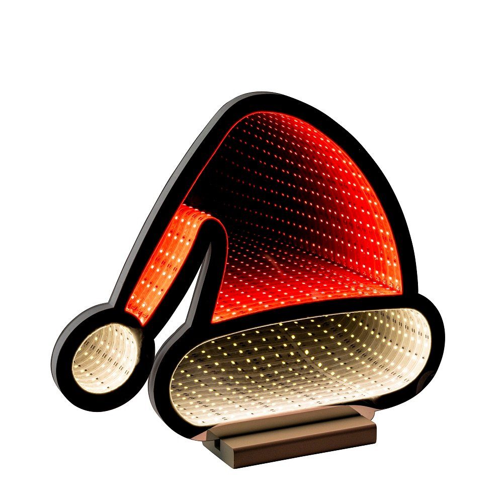 Star-Max LED Fensterbild LED-Weihnachtsmütze mit Infinity Effekt 62 SMD LED günstig online kaufen