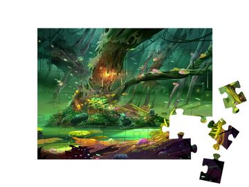 puzzleYOU Puzzle Illustration: Der magische Baum, 48 Puzzleteile, puzzleYOU-Kollektionen Fantasy