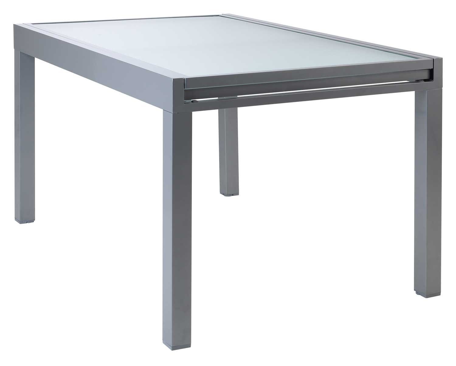 Outdoor Gartentisch GESA, Ausziehbar, 135 270 x 90 cm, Aluminium