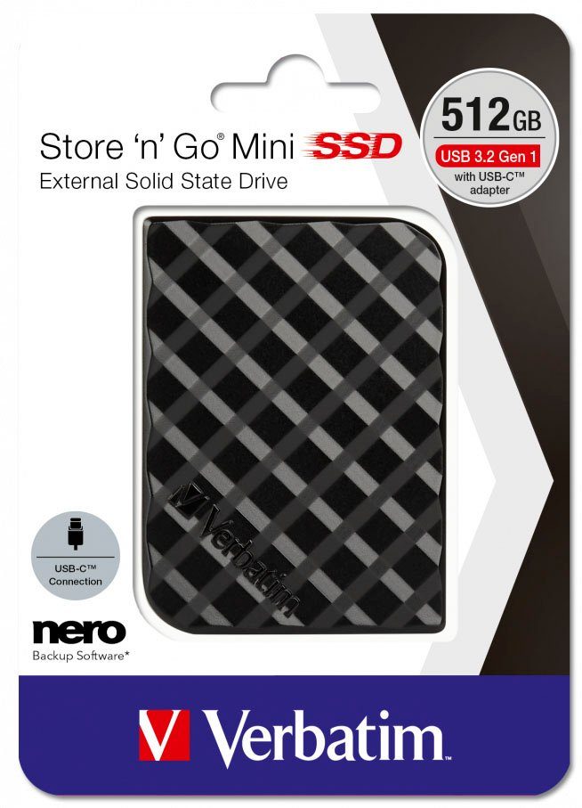 'n' Store (512 Mini Verbatim externe GB) SSD Go