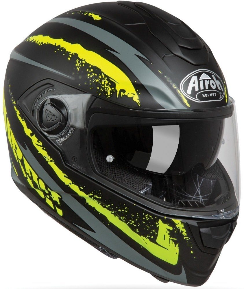 Airoh Motorradhelm ST 301 Logo Helm, integriertes Sonnenvisier