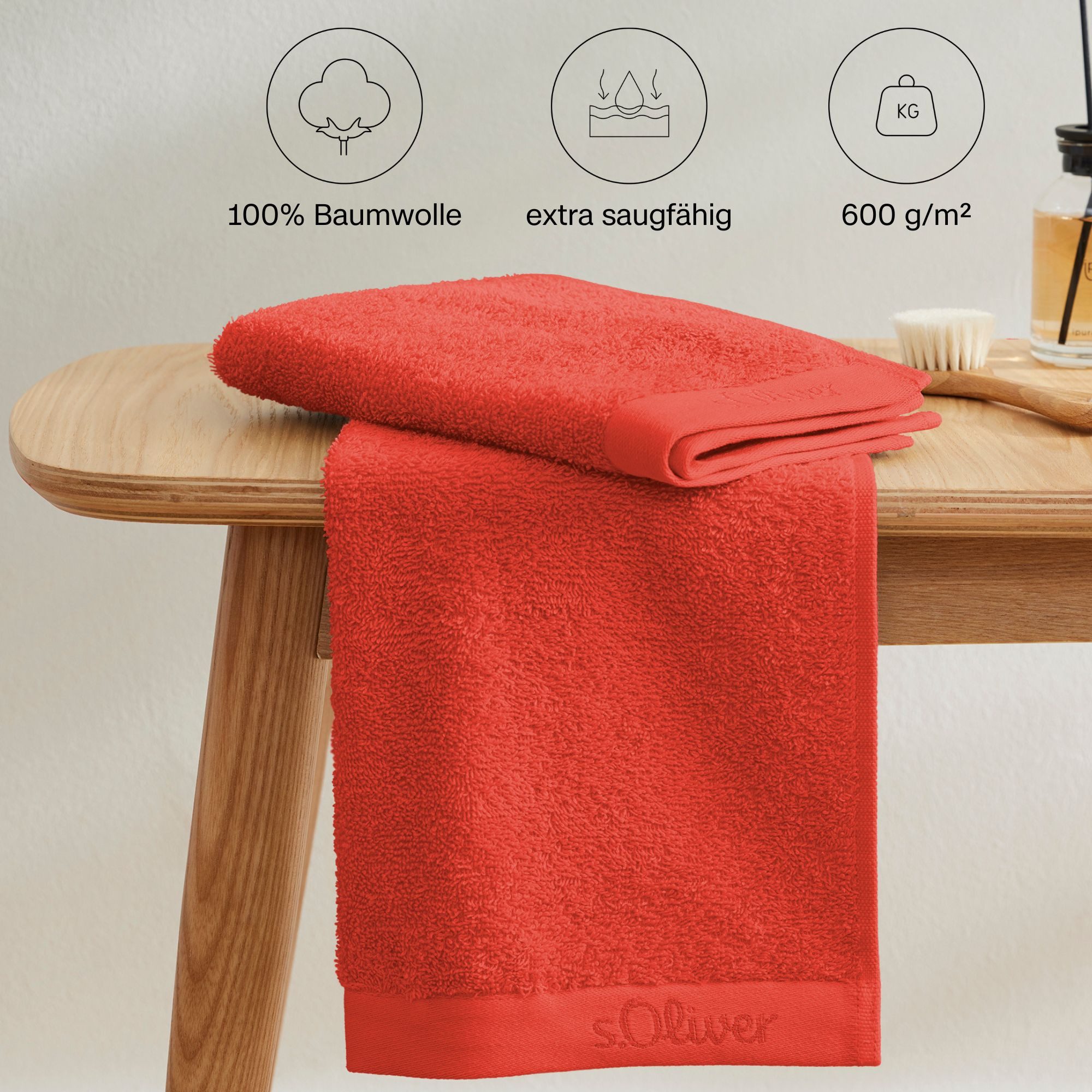 s.Oliver Handtuch Set »s.Oliver, Premium Qualität, 600 gr/m²«, Set, 6 tlg., günstig online kaufen