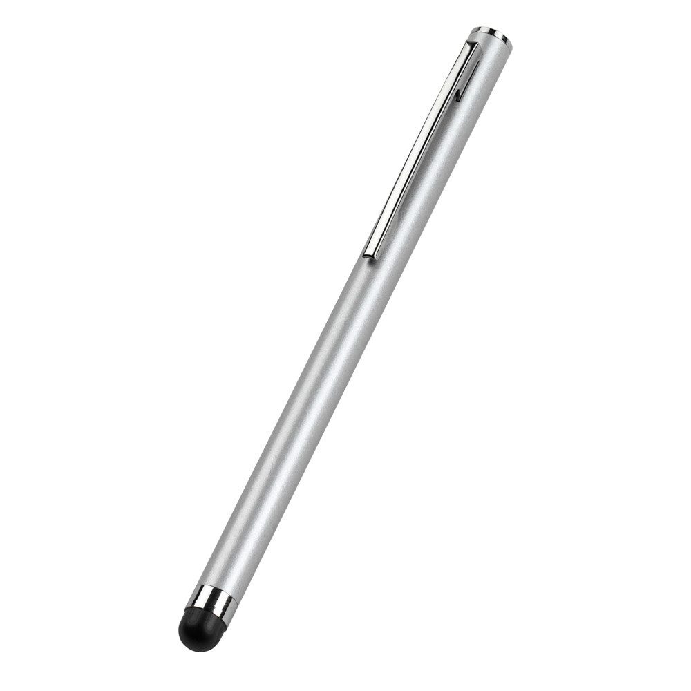 Vivanco Eingabestift Stylus SLIM Eingabestift für kapazitive Displays silber (35570)