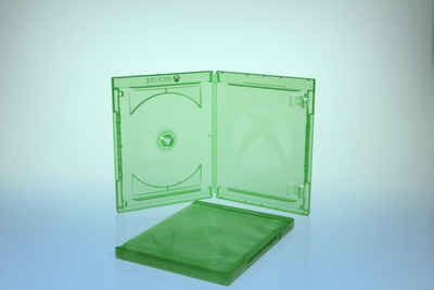 Amaray DVD-Hülle 5 Amaray XBOX ONE BluRay Hüllen / Farbe: grün transluzent