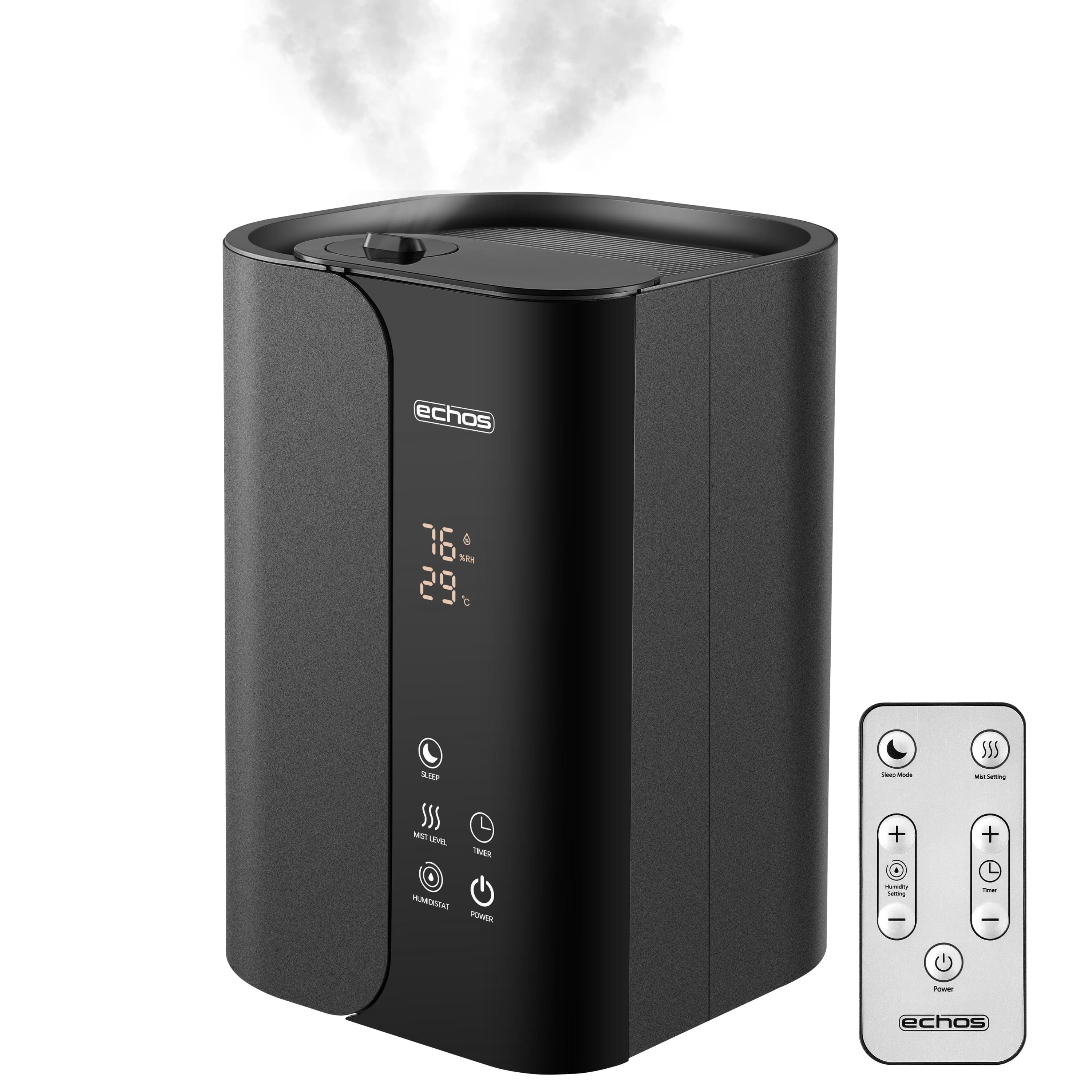 echos Luftbefeuchter Eco-4190, Aroma-Öl-Fach mit Filzpad für Duftverteilung (unter dem Wassertank)