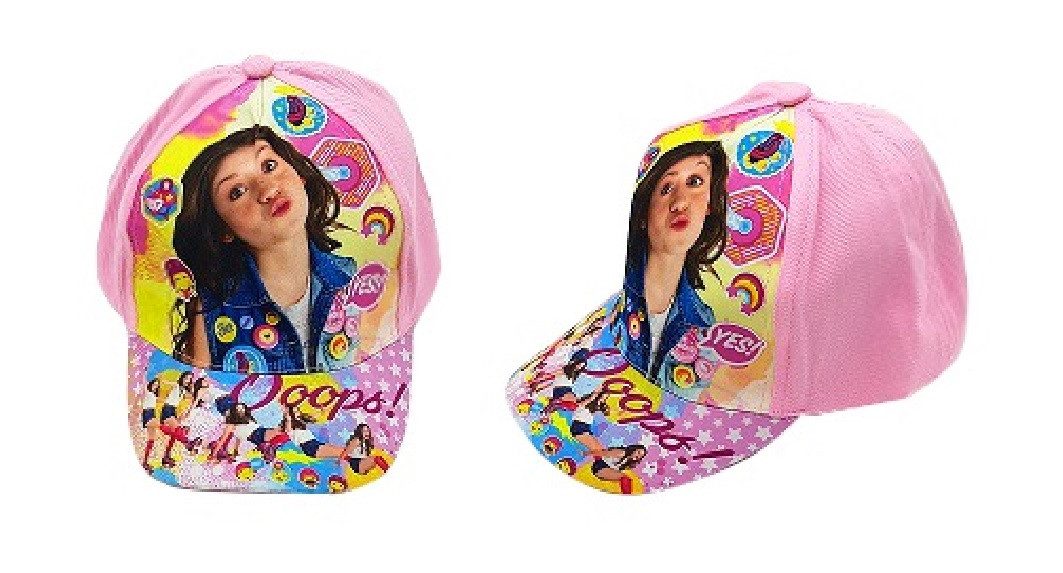 Baseball Cap Soy Luna Kappe Mütze Basecape Sonnenhut Oops! rosa 52 cm für Kinder, M