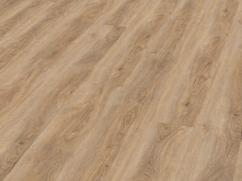 ter Hürne Vinylboden Designboden Eiche beigebraun Comfort Bright Malaga Landhausdiele