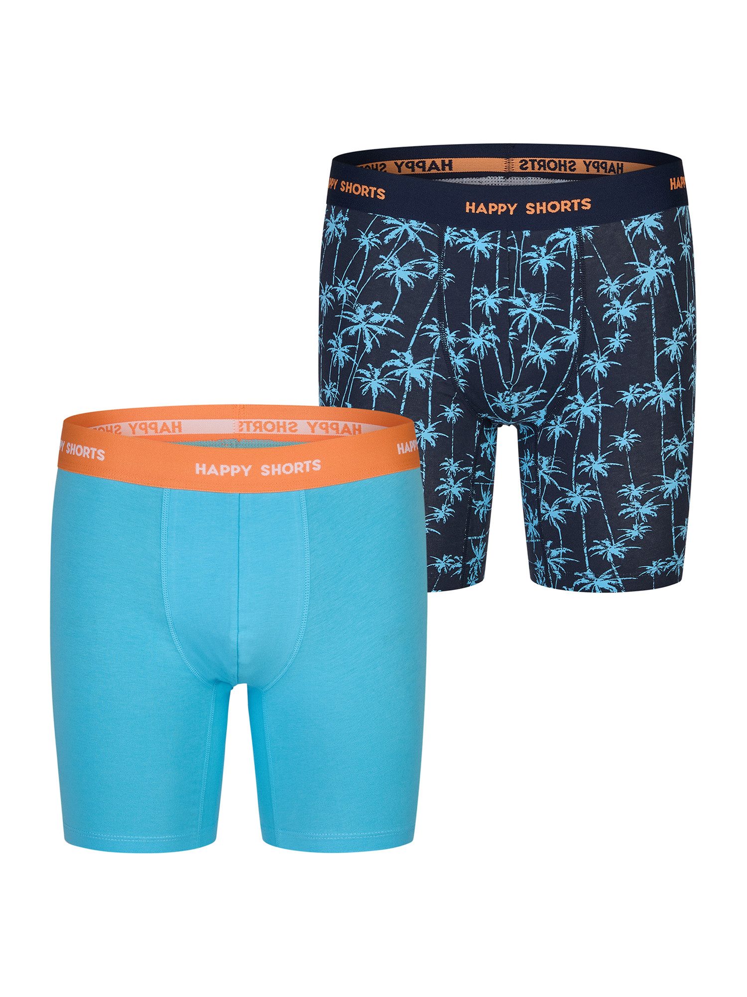 HAPPY SHORTS Langer Boxer Jersey Boxer Briefs (2-St) langer Beinabschluss L günstig online kaufen