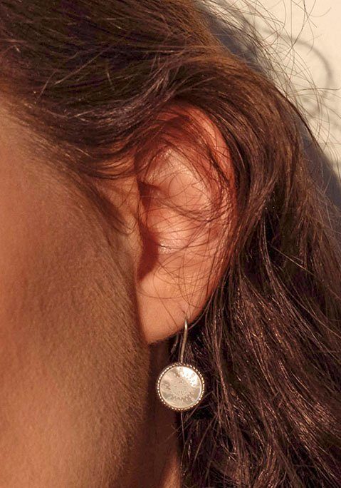 Engelsrufer Paar Ohrhaken Windrose Ornament, mit Perlmutt (synth) günstig online kaufen