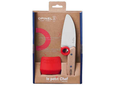 Opinel Messer-Set Le petit Chef Kochmesser Fingerschutz rostfrei (2-tlg)