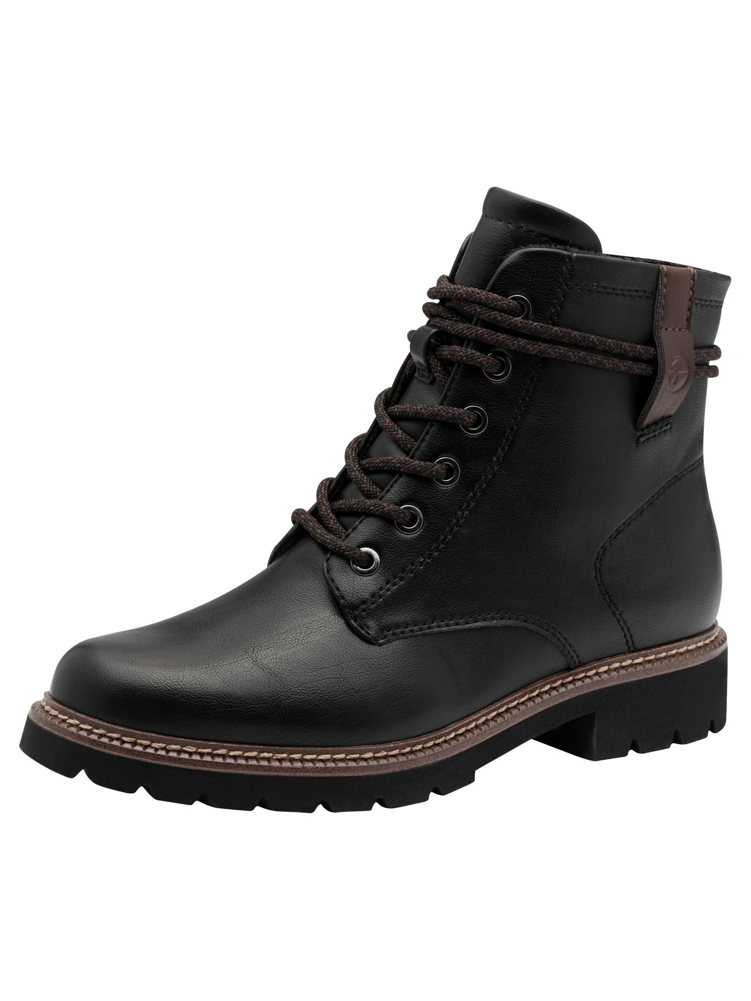 Tamaris mit Blockabsatz Blockabsatz 1-25262-45 Schnürstiefelette