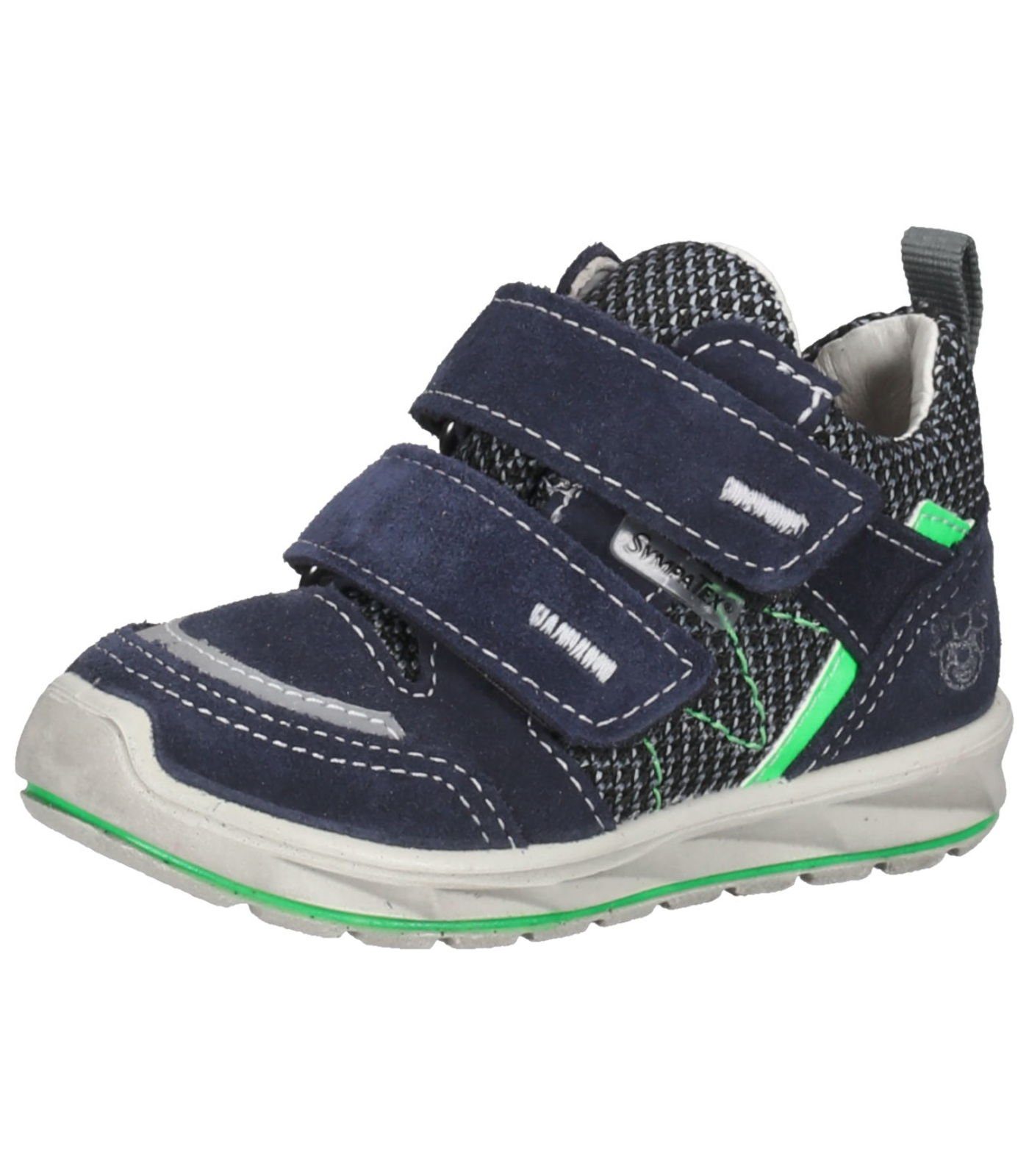 Pepino Sneaker Leder/Textil Grau Blau Sneaker