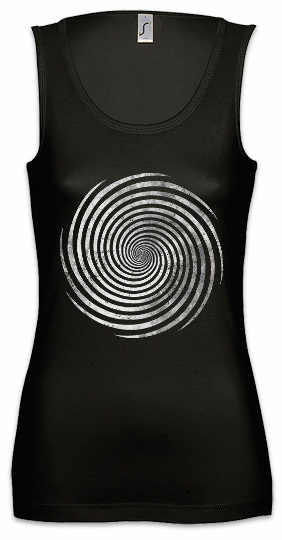 Urban Backwoods Tanktop Hypno Spiral I Ärmelloses Damen T-Shirt Kreis Kreisel Spirale Hypnose Hypnotisierend Maze Labyrinth Esoterik