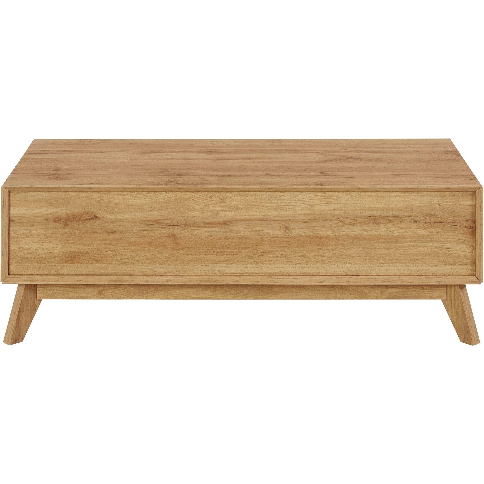 freiraum Couchtisch Essen, mit 2 Schubladen in Eiche Dekor - 110x37x50cm (BxHxT)