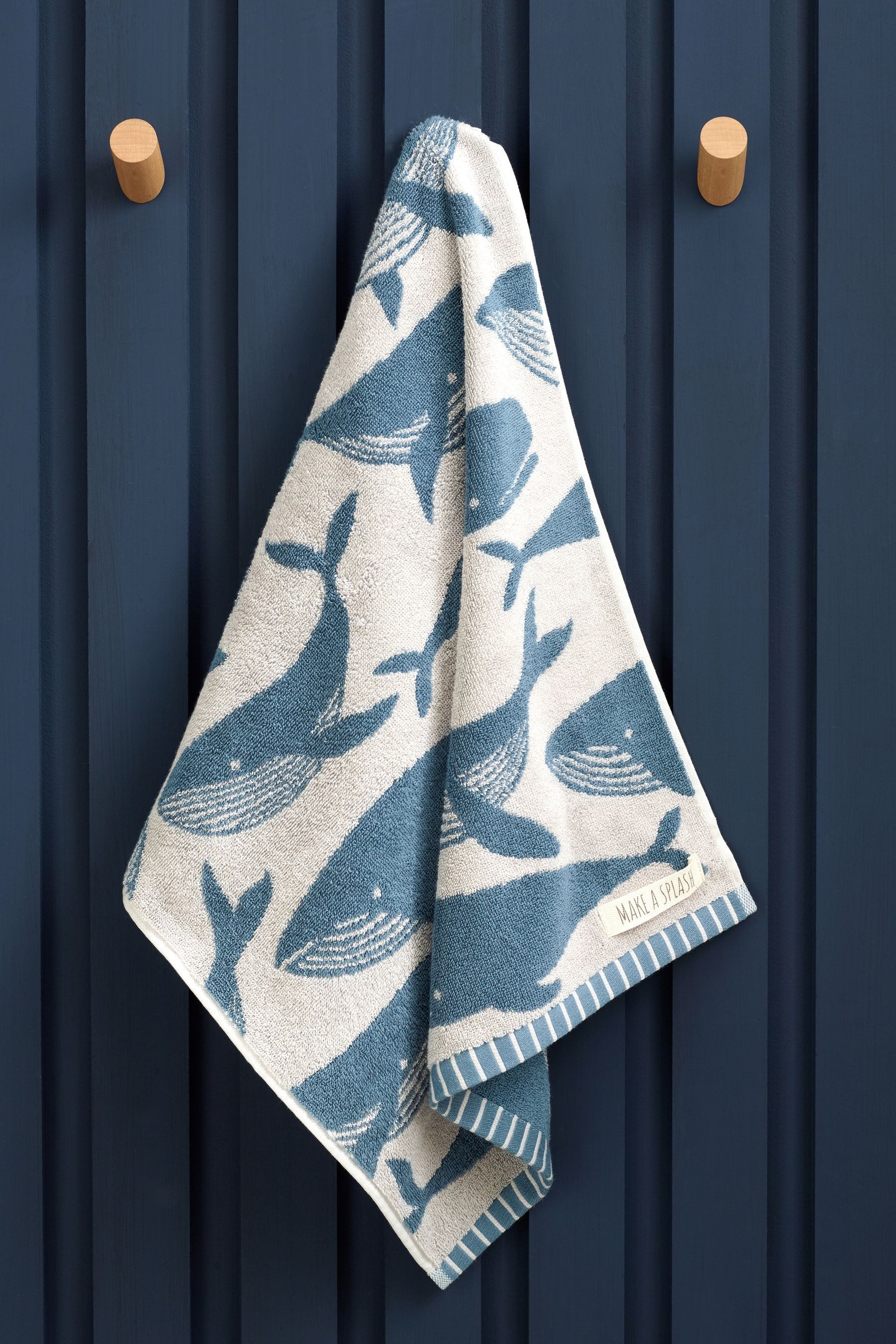 Next Handtuch Baumwoll-Handtuch, Wal, (1-St) günstig online kaufen
