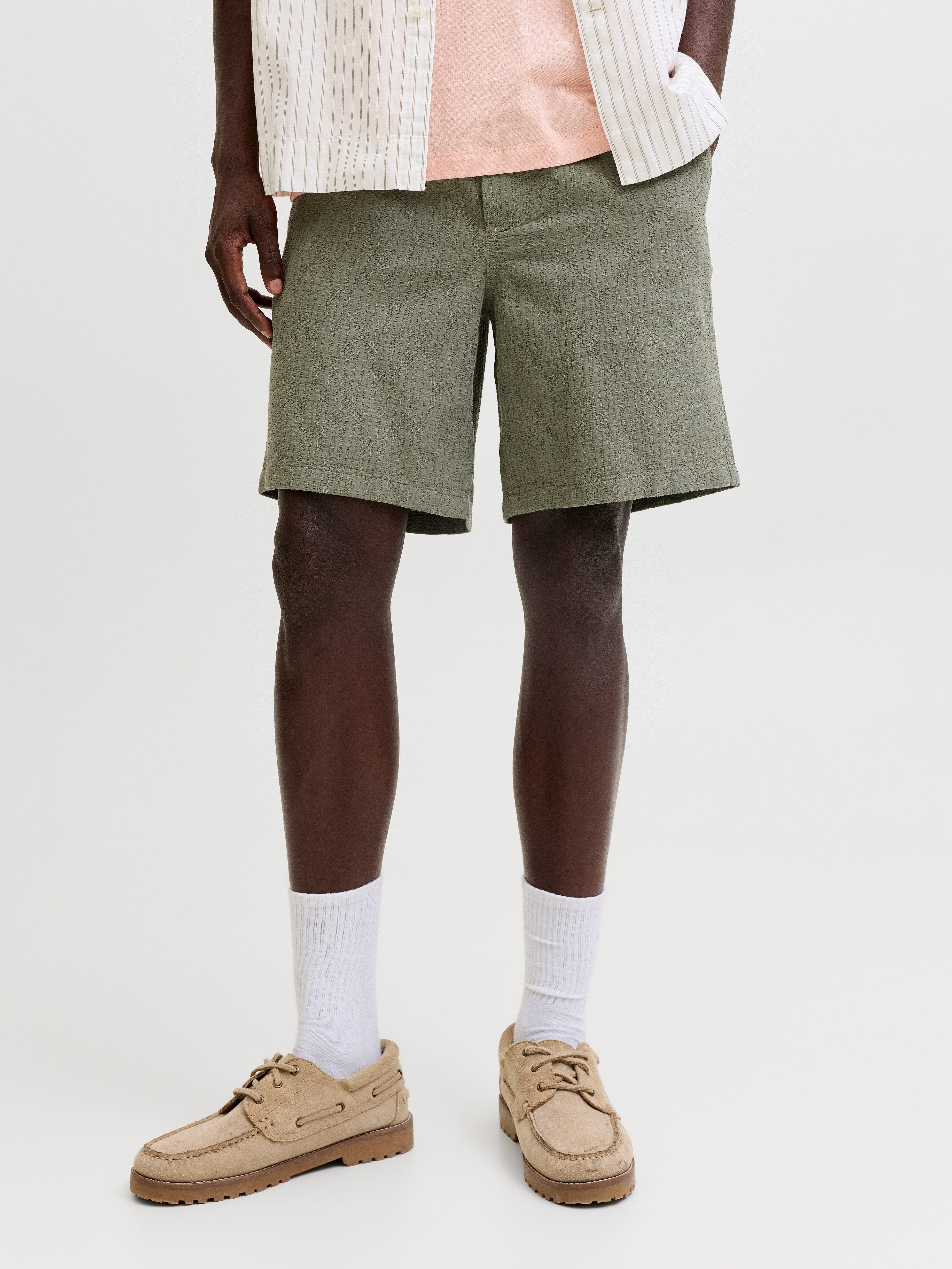Jack & Jones Shorts JPSTJAIDEN WAVY JOGGER SHORTS REG SN Baumwolle, locker geschnitten