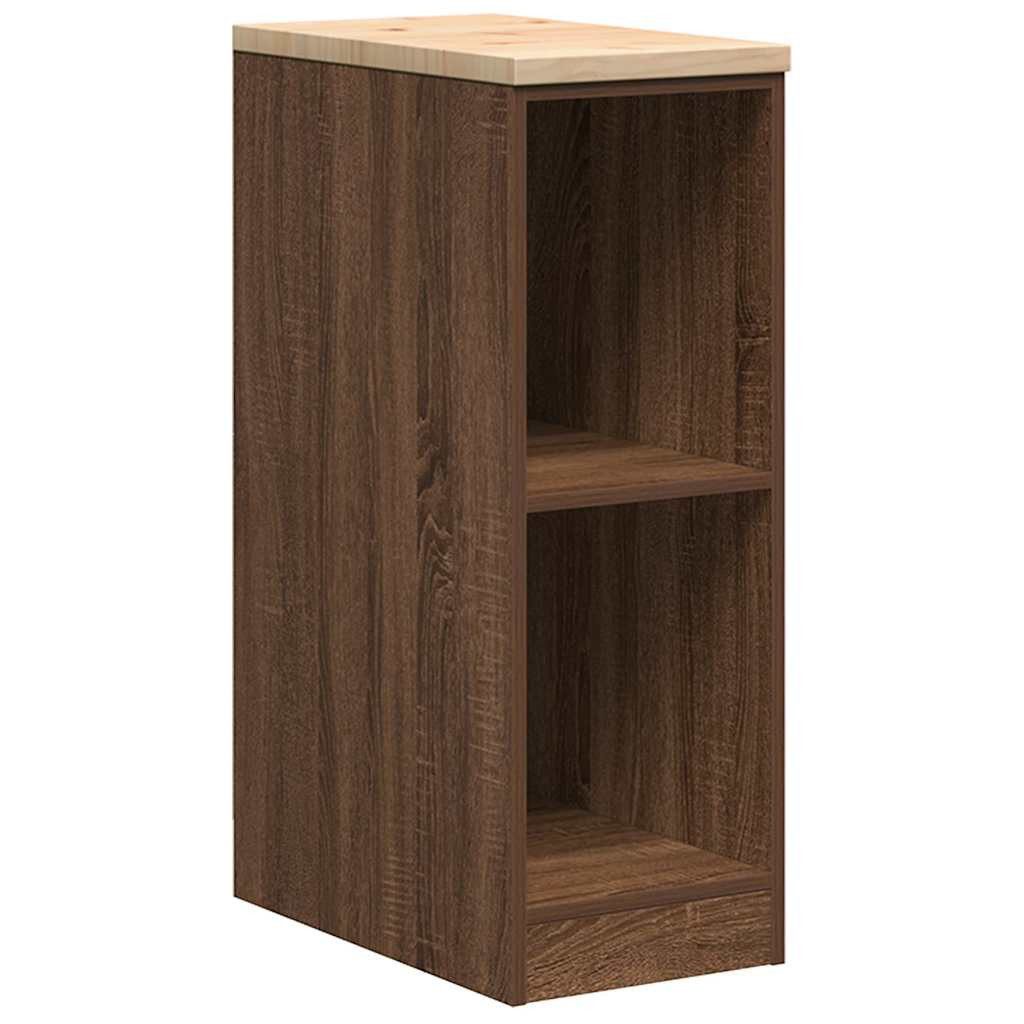 vidaXL Werkzeugschrank Garagen-Aufbewahrungsschrank 30x51x85 cm Massivholz Kiefer (1-St)