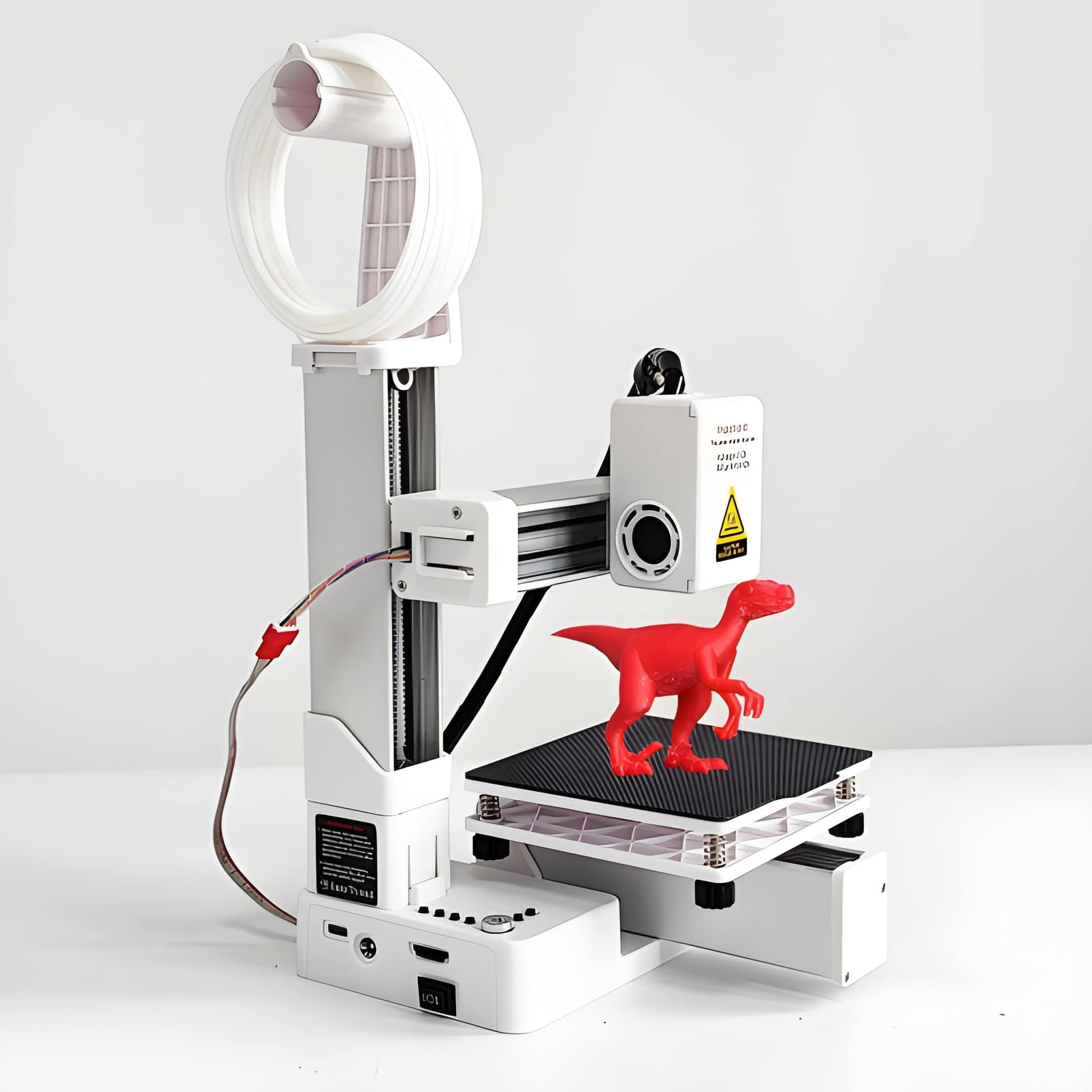Athlix 3D-Drucker 3D Drucker mehrfarbig kompatibel mit PLA, TPU, 1,75 mm Filamenten, 100 × 100 × 100 mm Bauraum, FDM-Drucktechnologie