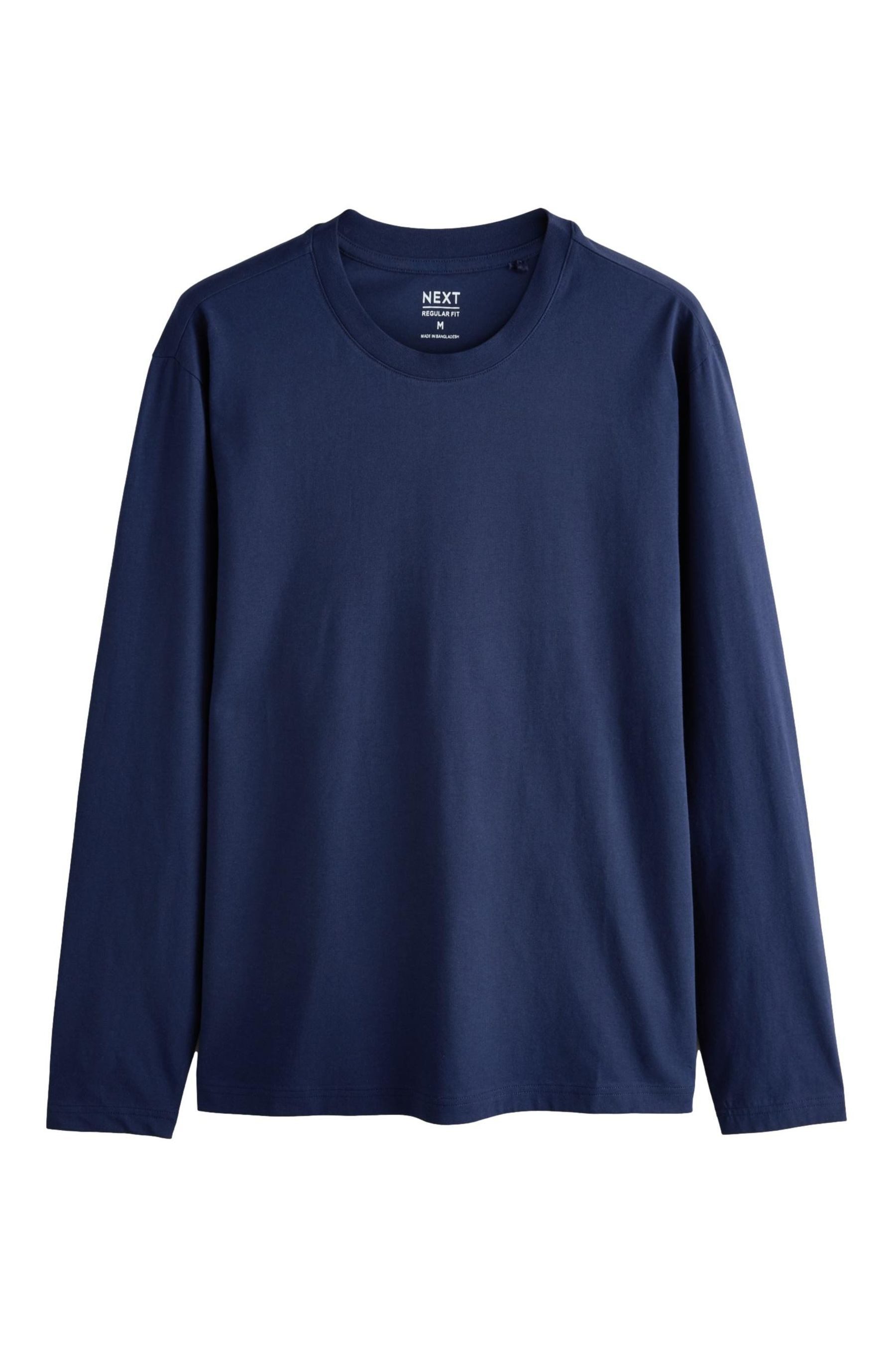 Next Langarmshirt Rundhalsshirt – Regular Fit günstig online kaufen
