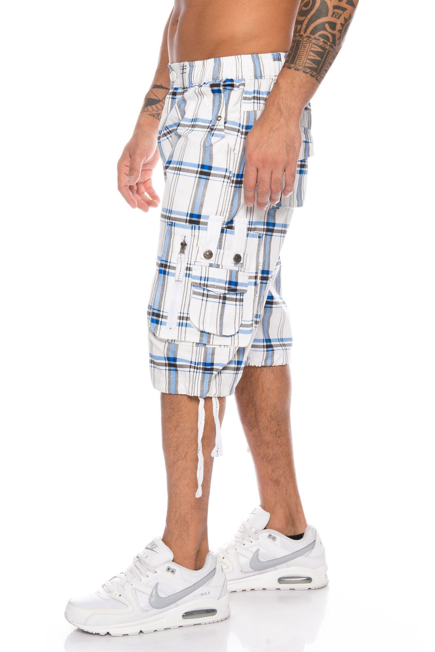 Kendindza Cargoshorts 3/4 Bermuda Shorts Herren, Kurze Hose Herren, Cargobe günstig online kaufen