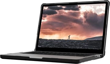 UAG Laptop-Hülle Plyo 35,6 cm (14 Zoll), [MacBook Pro 14 (M1 - 2021) Hülle, Sturz- und stoßfest nach US-Militärstandard, Integrierte Lüftungsschlitze] - ice (transparent)