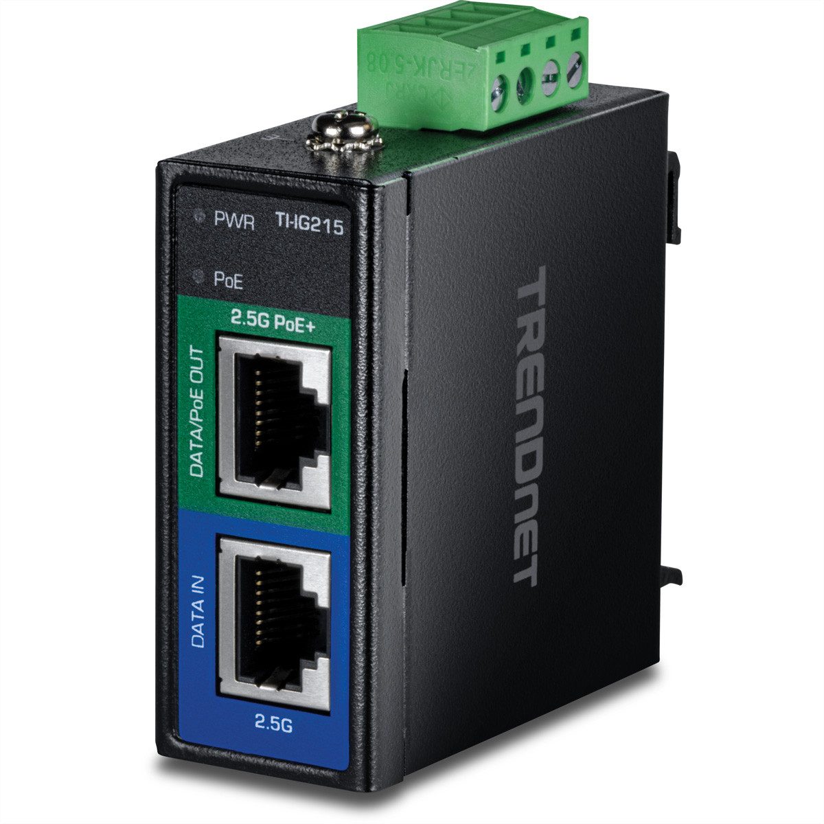 Trendnet TI-IG215 PoE+ Industrial Injektor 2.5G Netzwerk-Switch
